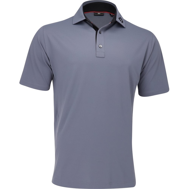 TOUR LOGO Solid Pique with Trim Polo