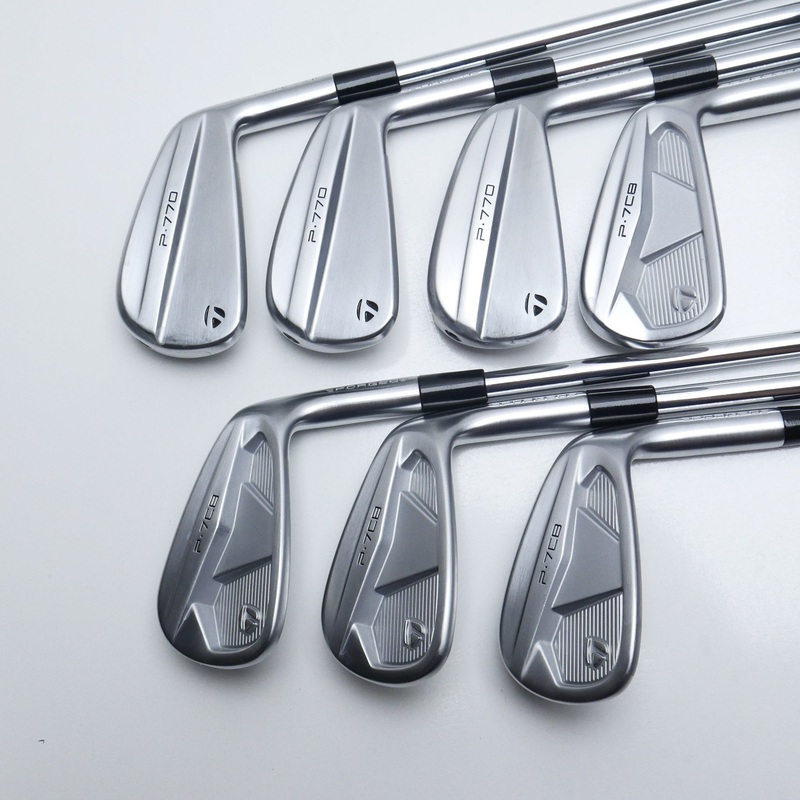 Used TaylorMade P770 & P7CB 2024 Iron Set / 4 – PW / Stiff Flex
