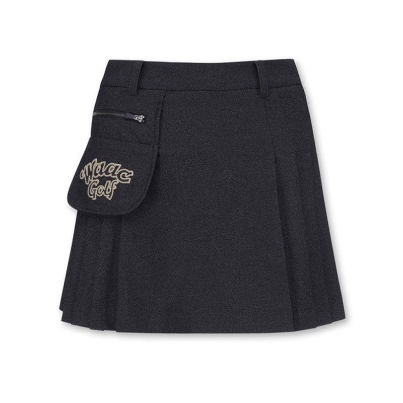 WAAC Denim-Like Pleated Skort (Navy)