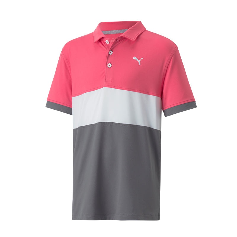 PUMA CLOUDSPUN Junior Polo (Sunset Pink)