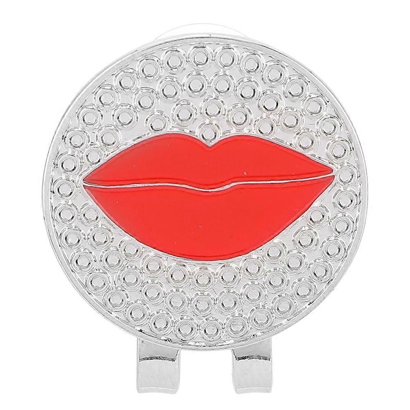 Stainless Steel Golf Cap Clip with Removable  Marker Lip