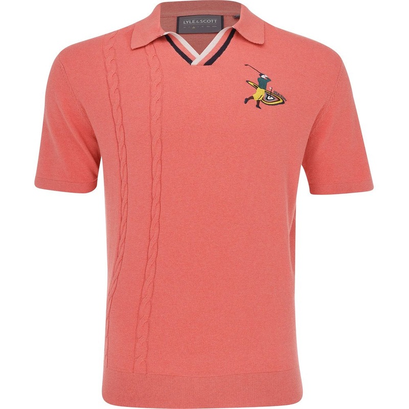 The Gregor Knitted Sweater|Shrimp|Dark Navy|Medium|Large|X-Large