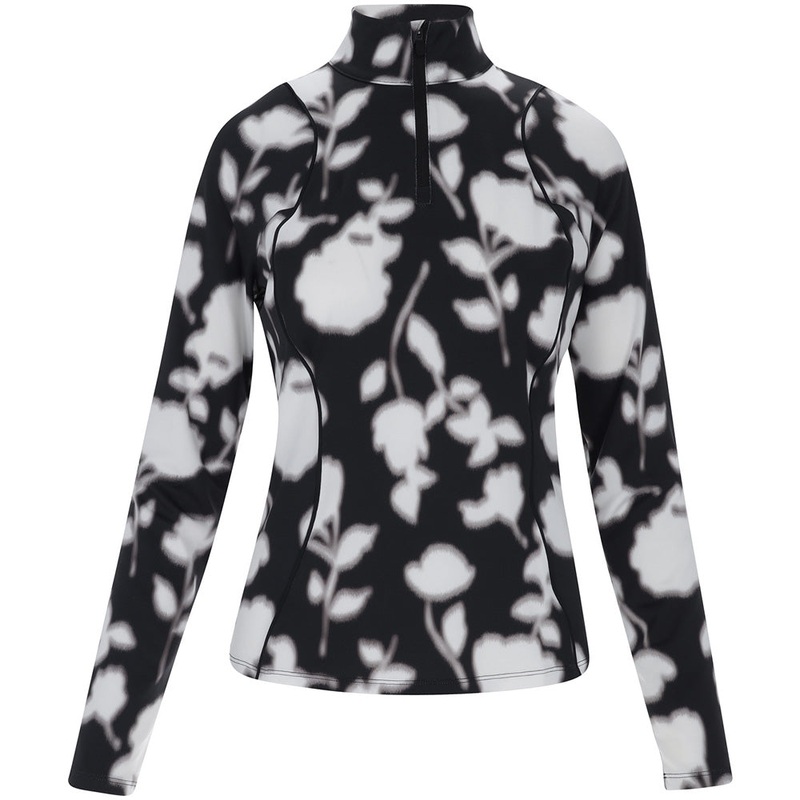 Women’s Blur Floral Tech Jersey 1/4 Zip Pullover