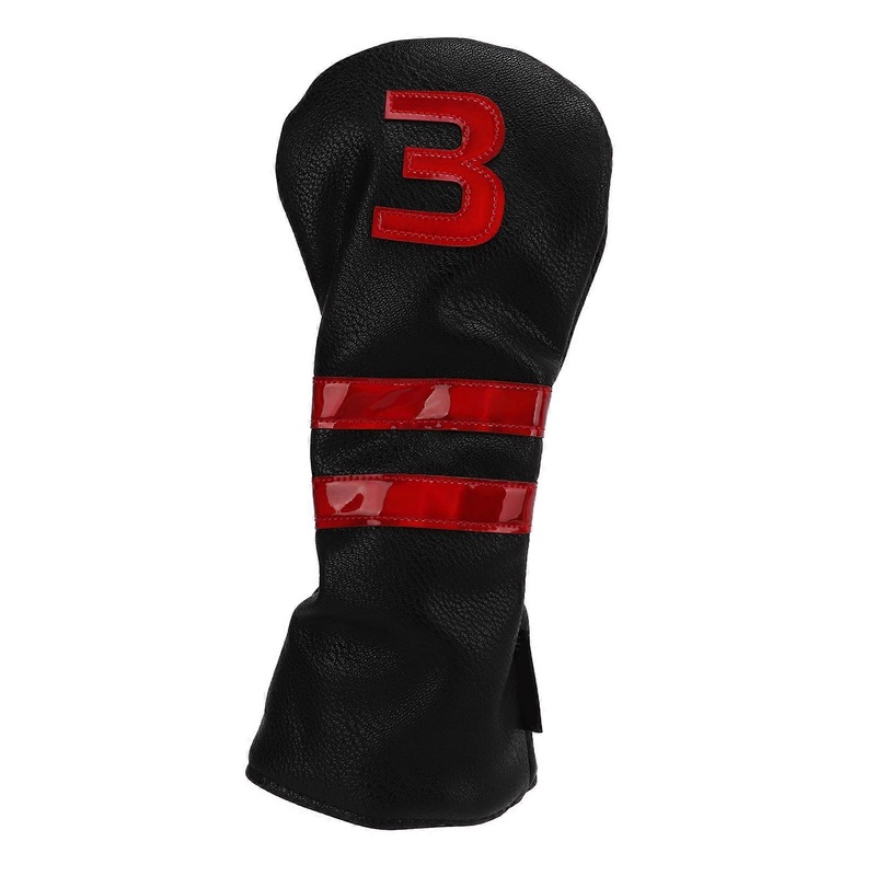 Golf Wooden Pole Cover Colorful Big Number Design Golf Wooden Pole Protective Cover