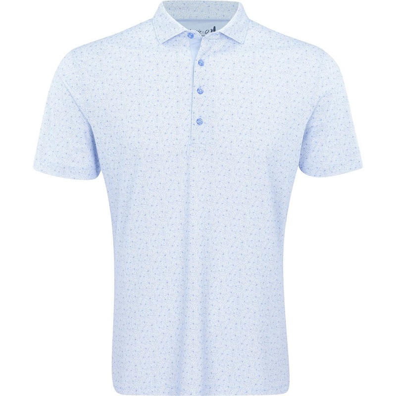 Junes Print Polo|Seychelles|Medium|Large|X-Large|XX-Large