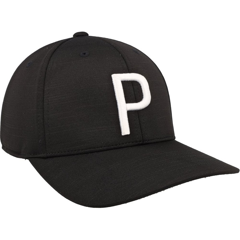 Juniors’ P Cap|Puma Black/White Glow|Navy Blazer/Ash Gray|One Size Fits Most