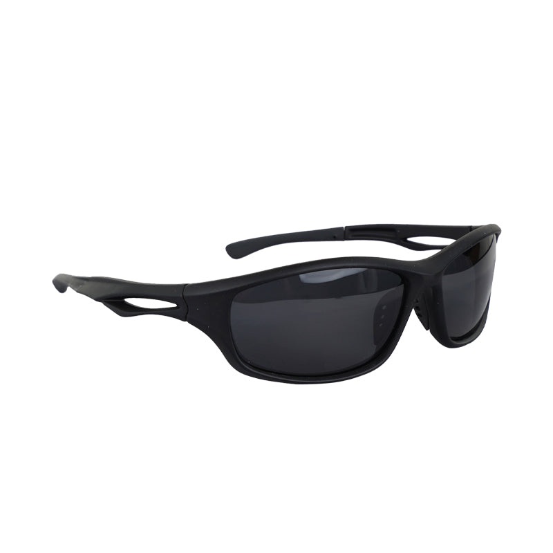 NICKENT 8321 Matte Black/Grey Polarized Sunglasses