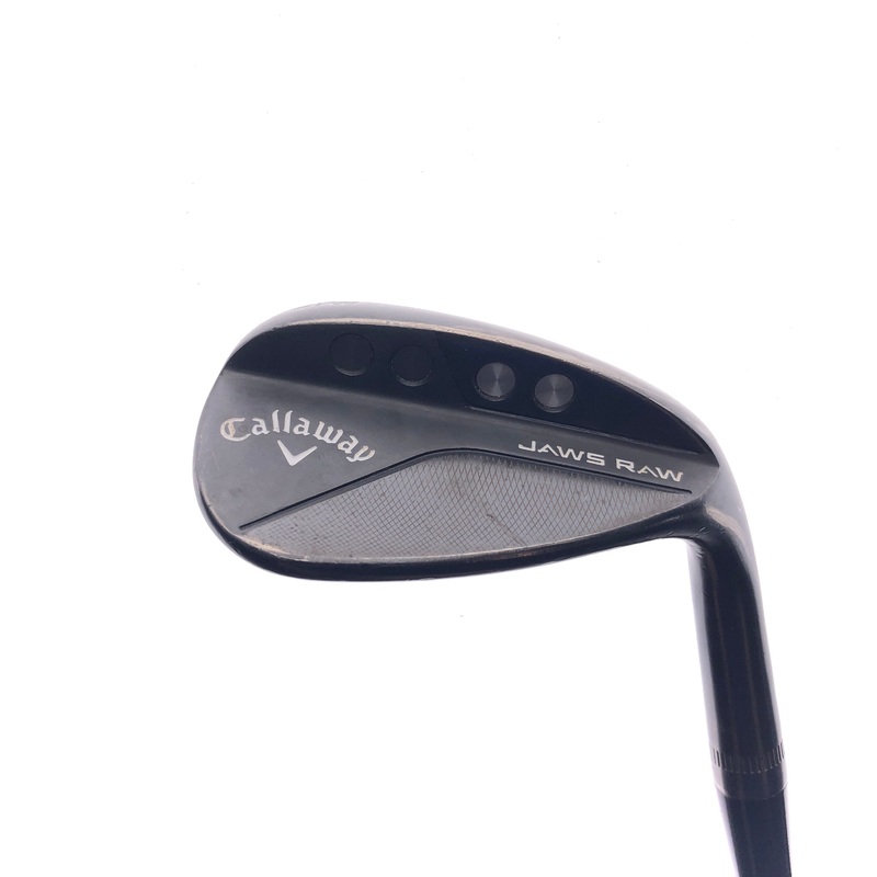 Used Callaway Jaws Raw Black 2020 Lob Wedge / 58.0 Degrees / Wedge Flex