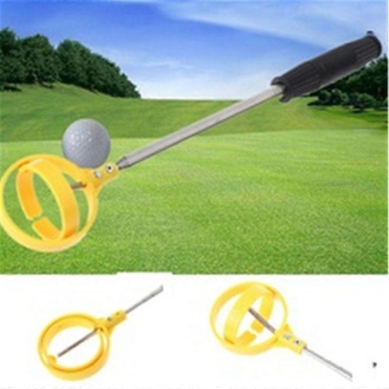 8-Section Telescopic Golf Ball Retriever – Yellow