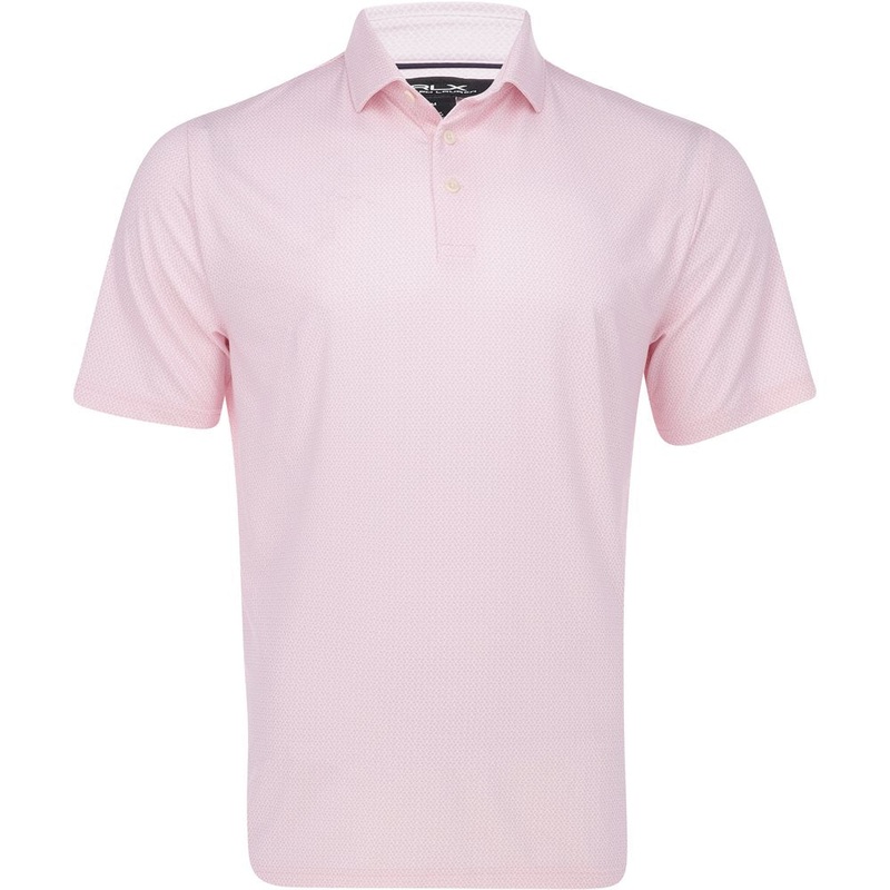 Lightweight Airflow Cross Club Print Polo