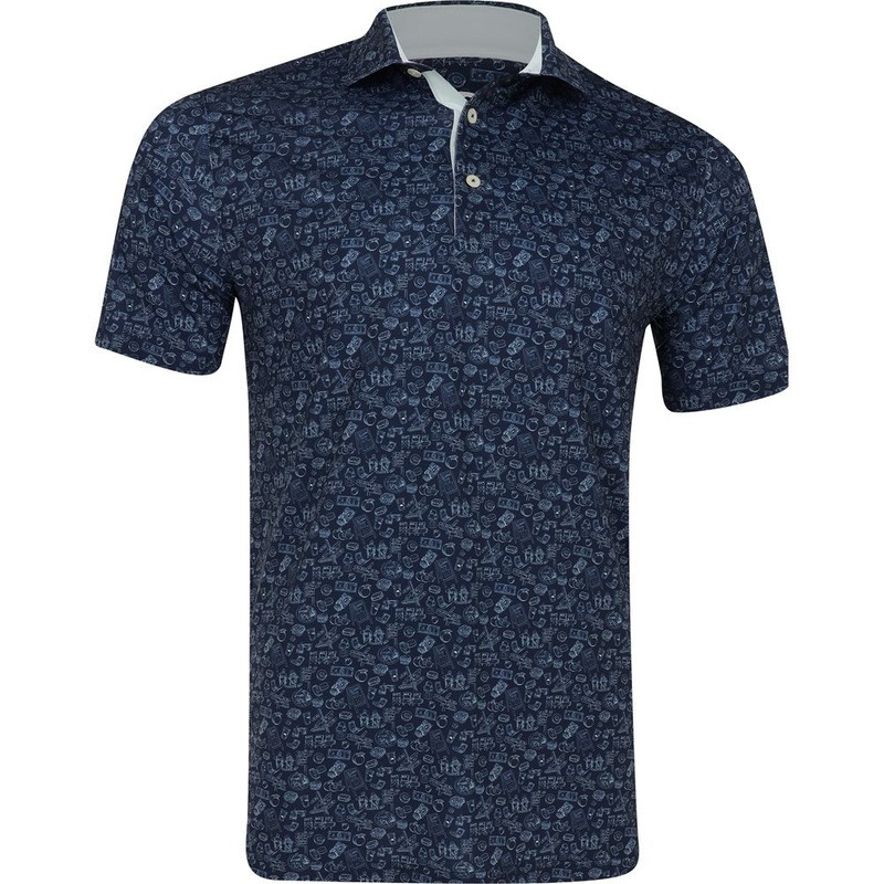 MATTR Peach Stand Polo|Deep Navy|Medium|Large|X-Large|XX-Large