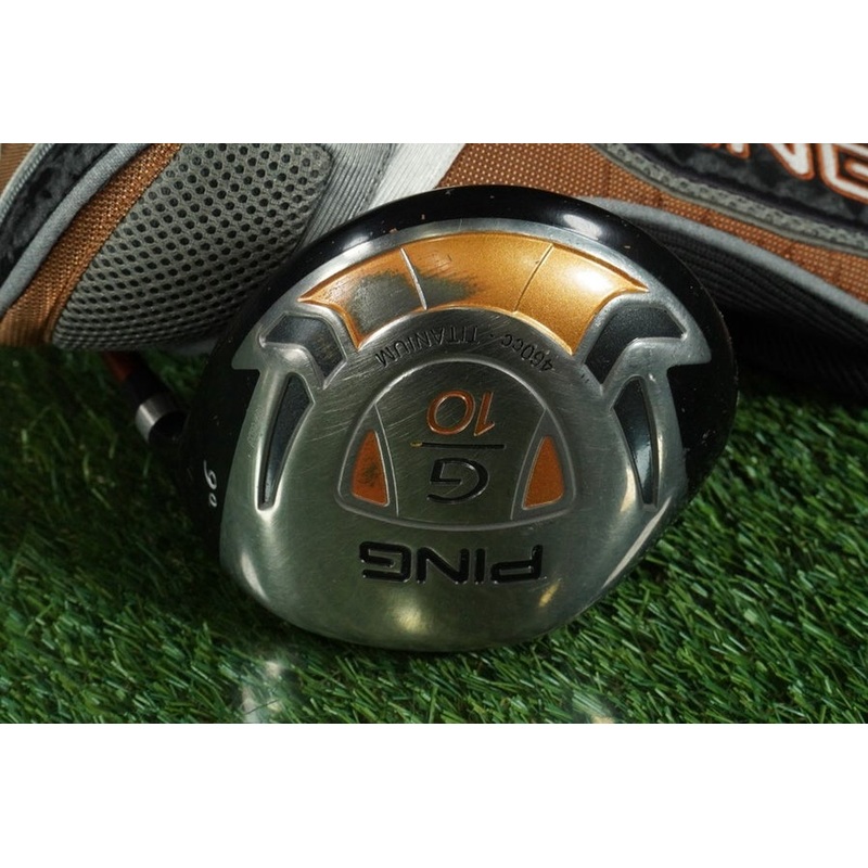 PING G10 460CC DRIVER TFC 129 D GRAPHITE REGULAR FLEX RH 9 & HEADCOVER ~ NICE!!