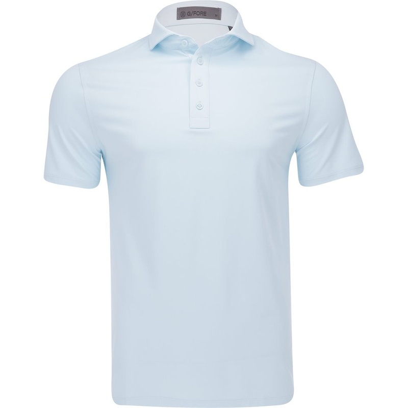 Rib Gusset Tech Pique Modern Spread Collar Polo