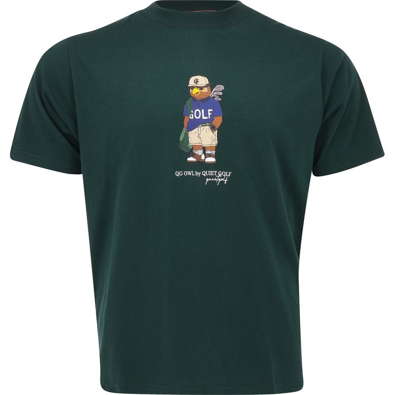 The QG Owl Shirt|Forest|White|Small|Medium|Large|X-Large