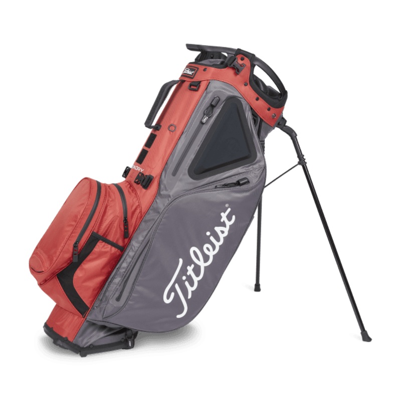 Titleist 2021 Hybrid 14 StaDry Stand Bag / Red & Graphite