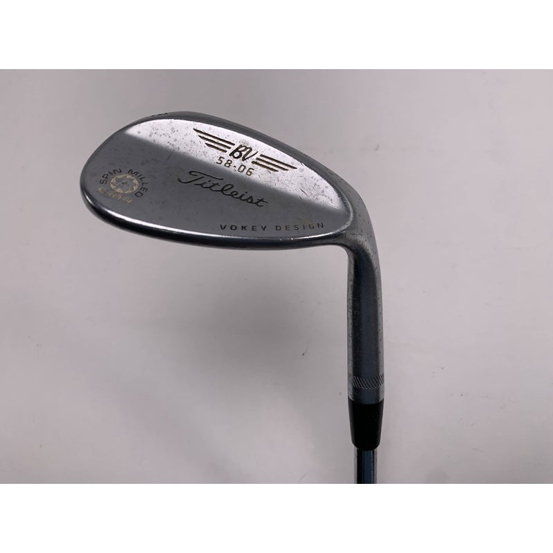 Titleist Vokey Spin Milled SM4 Chrome Lob Wedge LW 58* 6 Bounce Wedge Mens RH