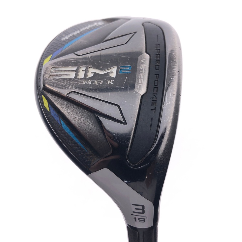 Used TaylorMade Sim2 Max Rescue 3 Hybrid / 19 Degrees / X-Stiff Flex
