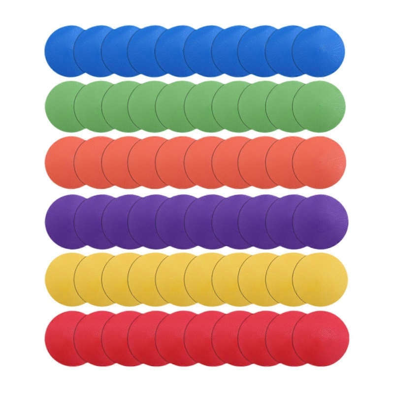 60 Pieces Spot Markers Agility Floor Markers for Boxing Sport Teams Football