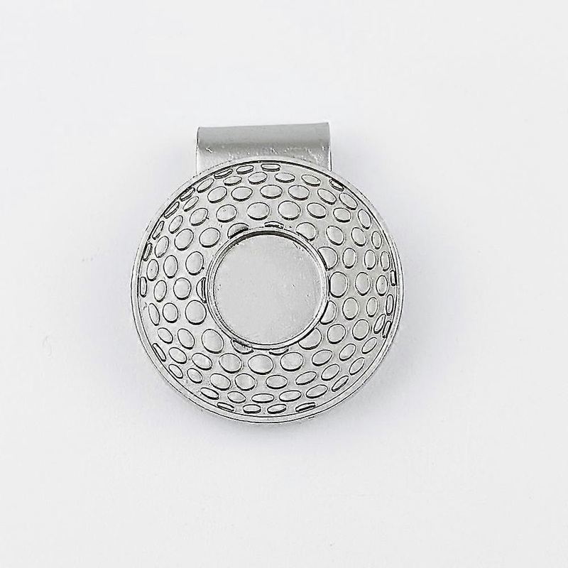 Golf Metal Magnetic Cap Clip 25mm Mark Coin Golf Marker (3 Pieces Multicolor)