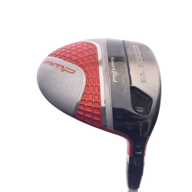 Used Cobra AMP Cell Orange 3 Fairway Wood / 14 Degrees / Stiff Flex