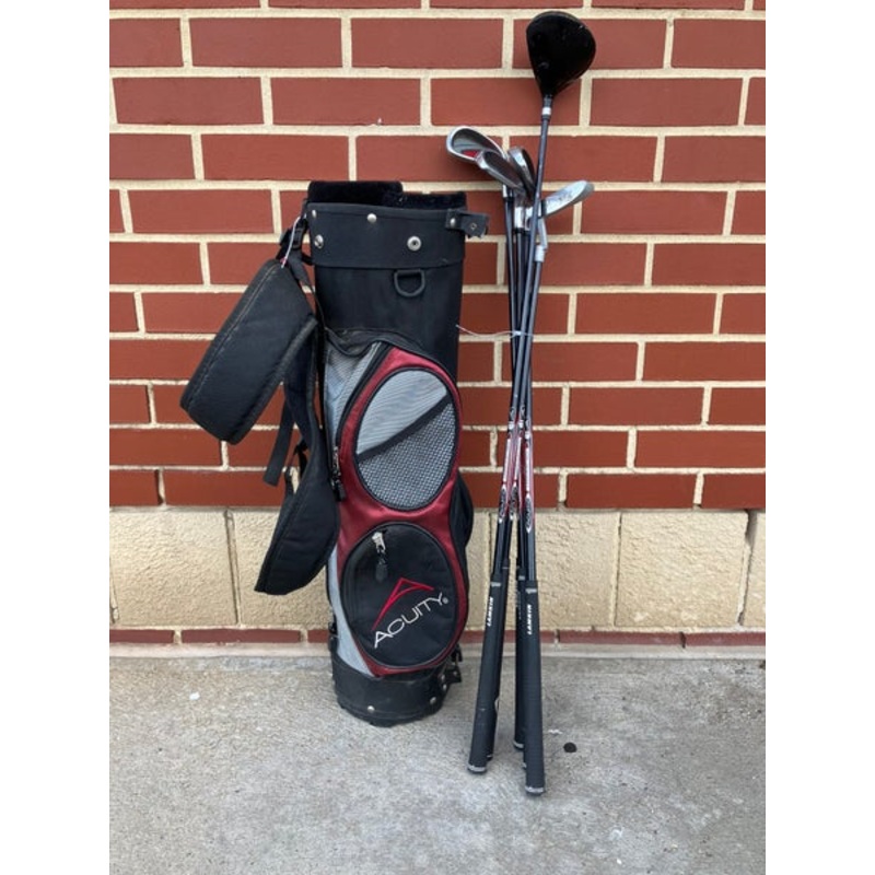 Acuity Cadet Pro, Jr flex set of 5 Clubs with bag, (used)