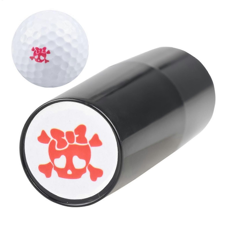 Ball Marking Stamp Skull Pattern Waterproof Ball Marker For Men Women Portable Ink Tool Sports Accessories