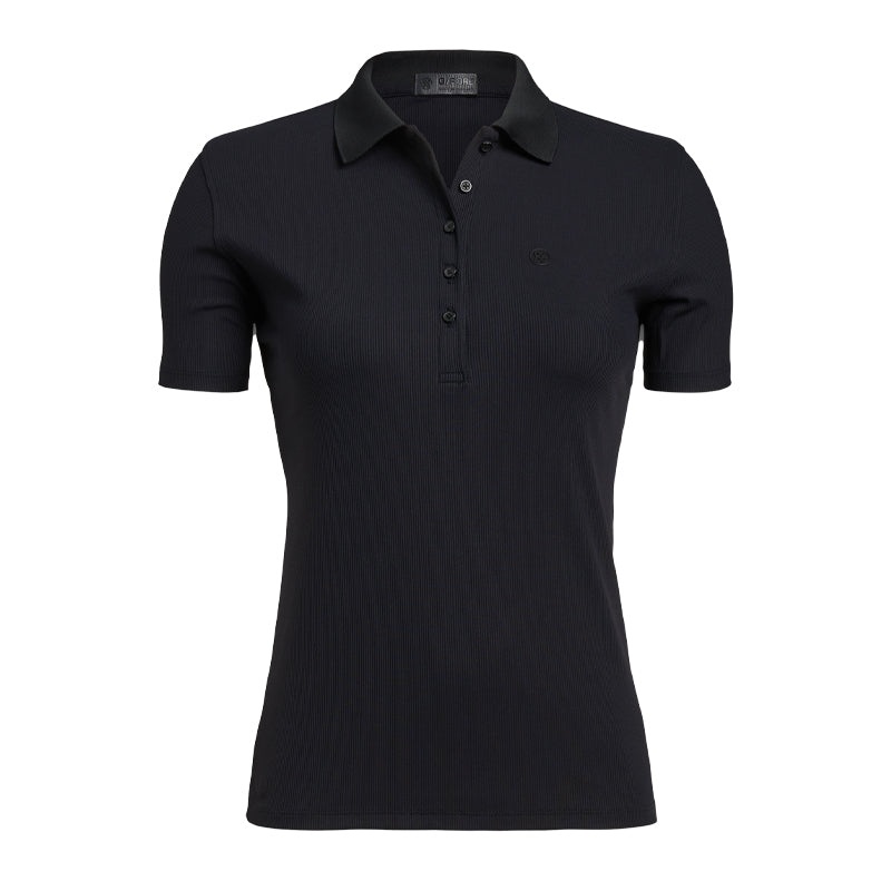 GFORE Tech Rib Women’s Polo (Onyx)