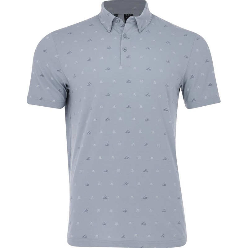 Go-To Mini-Crest Print Polo|Light Gray|Preloved Scarlet|X-Large|XX-Large|Medium|Large|Small