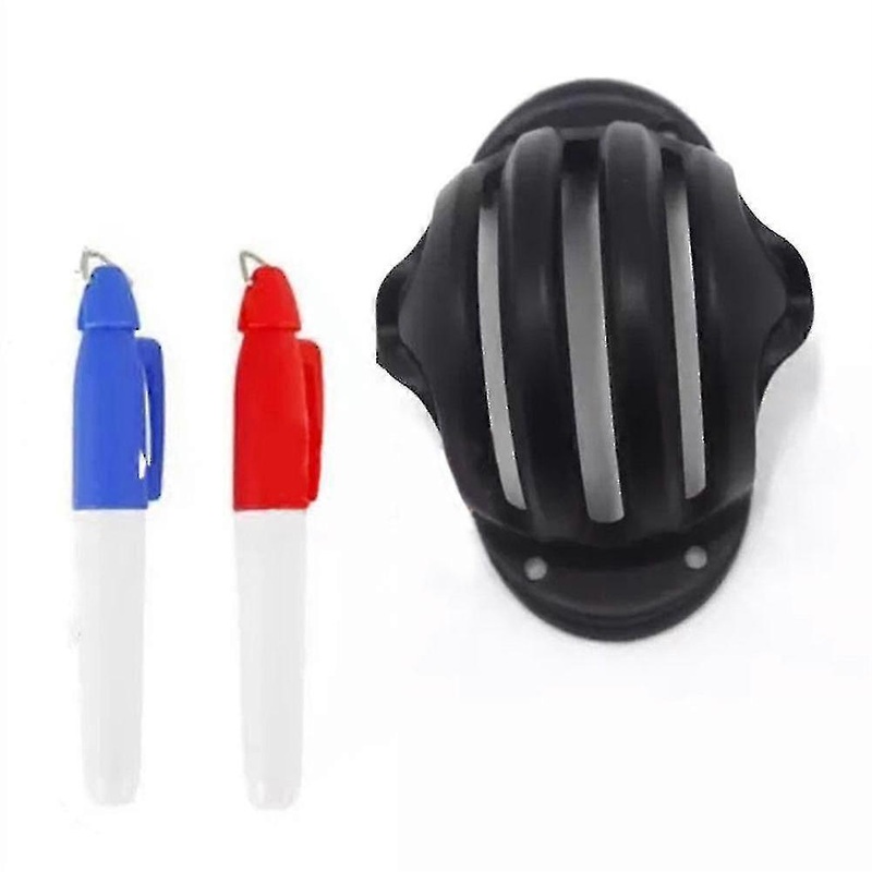 Golf Ball Triple Track 3 Line Marker Stencil Erc Chrome Soft Odyssey + 2 Pen High Quality Triple