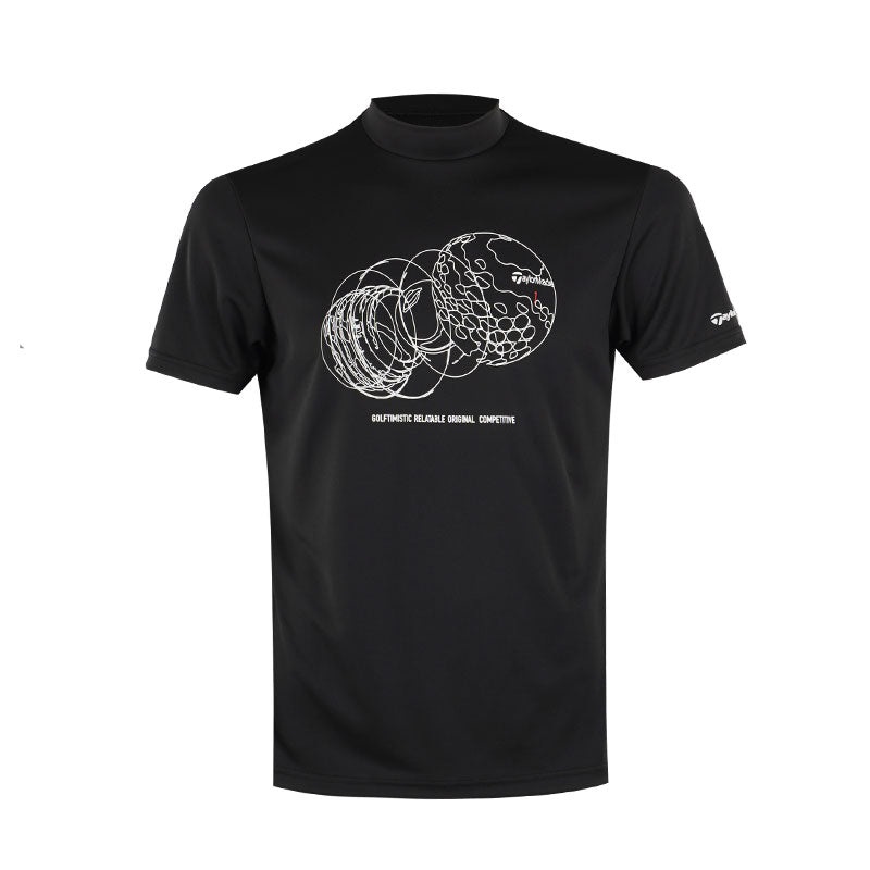 TAYLORMADE T-ICE Concept Men’s Mock Shirt (Black)