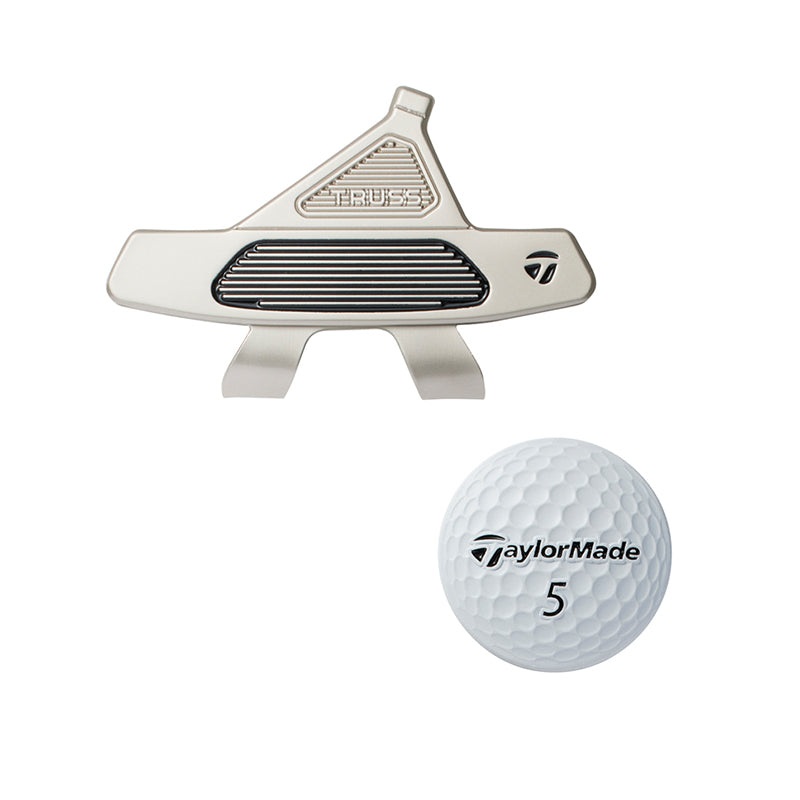 TAYLORMADE Truss Putter Cap Ball Marker (Black)