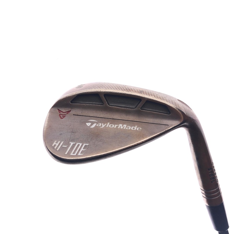 Used TaylorMade Milled Grind HI-TOE Lob Wedge / 60.0 Degrees / Wedge Flex
