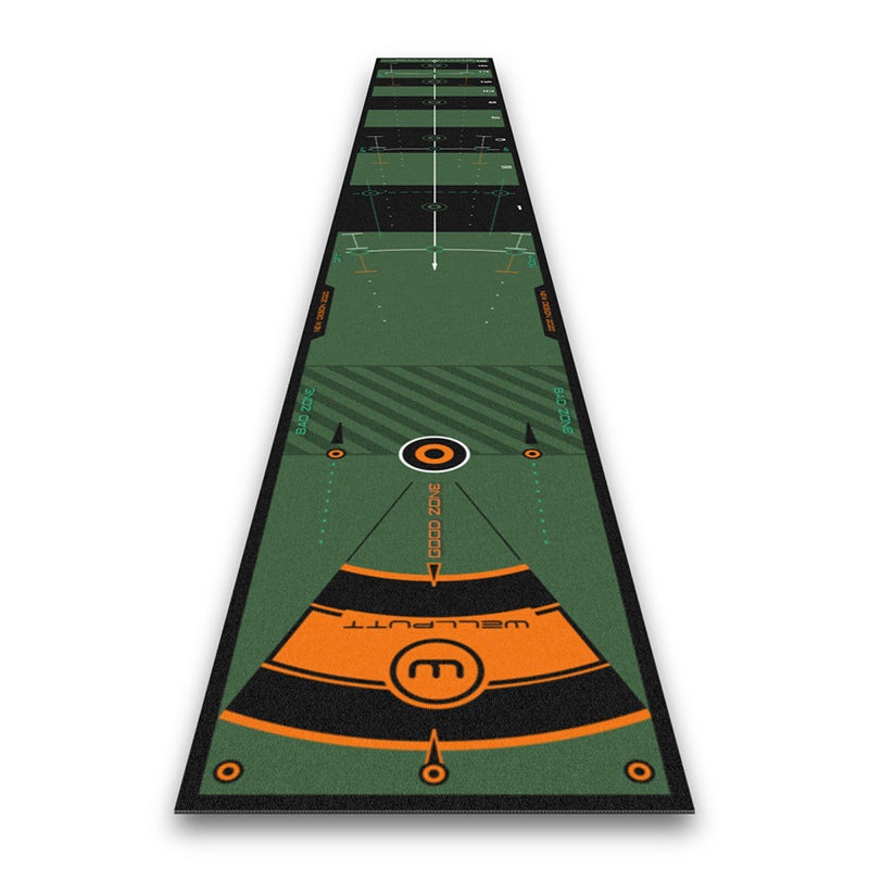 WELLPUTT Putting Mat Green – 400cm x 50cm