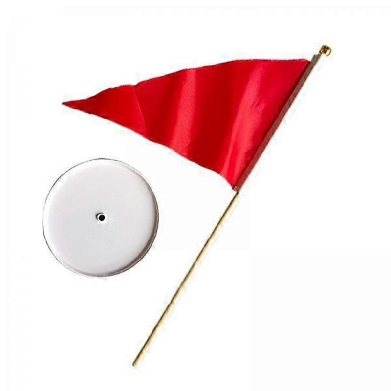 2xGolf Putting Cup Green Flag Flagpole Golf Hole Cup for Indoor Use Diameter 95mm