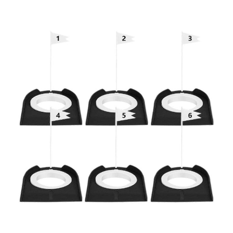 Golf Putting Cups Flags Golf Putting Hole Cup for Office Home Men Woman Kids 9pcs