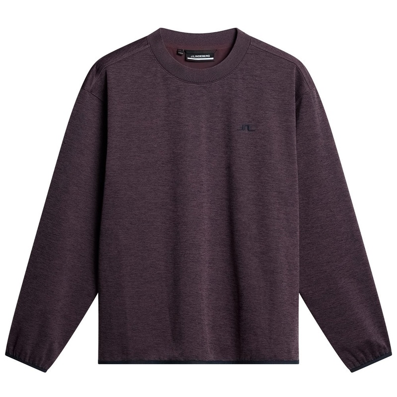 Jose Windblock Crew Neck|Red Texture Huckleberry Melange|Medium|Large|X-Large|XX-Large