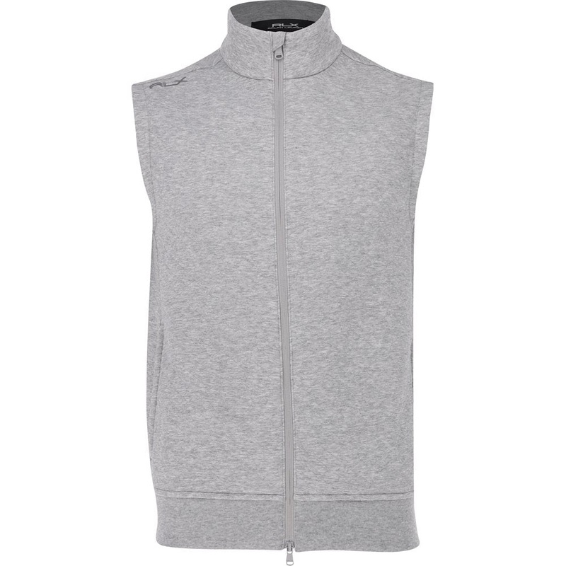 Quilted Double Knit Full Zip On Seam Pocket Vest