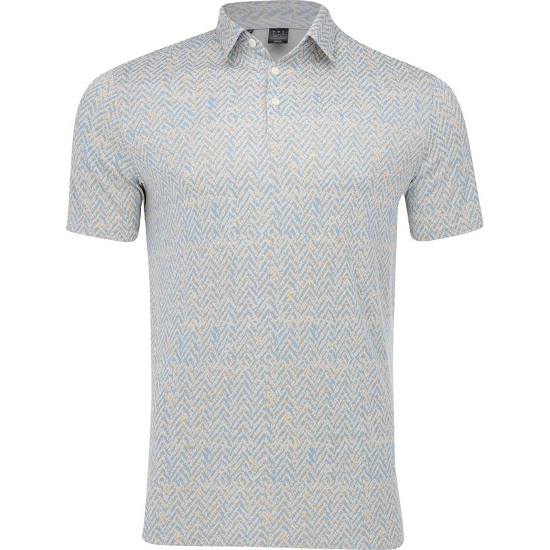 Ultimate365 Jacquard Polo|Semi Blue Burst|Preloved Scarlet|XX-Large