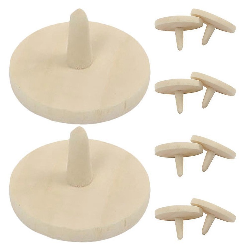 10pcs Wooden Golf Ball Position Markers Durable Natural Wood Putting Alignment Tool Stylish Golf Accessories Precise Ball Marking Course