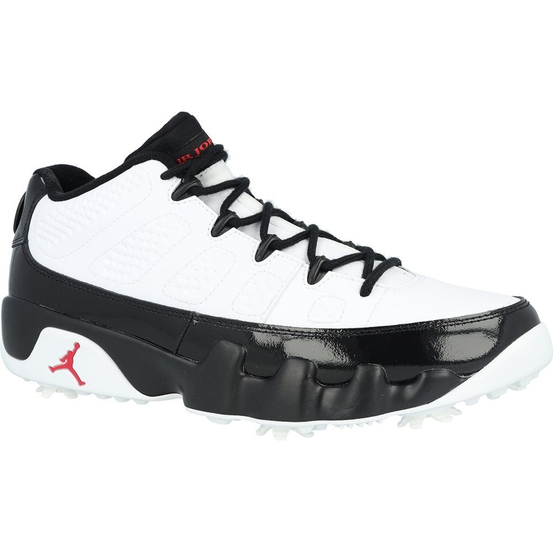 Air Jordan 9 G Golf Shoes|White/Black/True Red|8|8.5|9|9.5|10.5|11|11.5|12.5|14|15