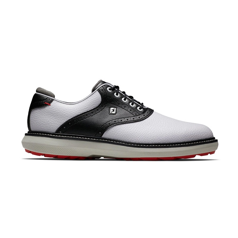 FOOTJOY Traditions Men’s Spikeless Shoes (White/Black)