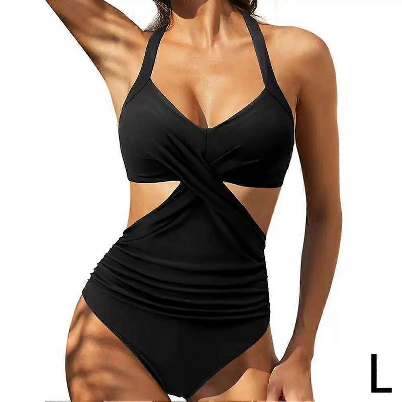New Women’s Sexy One-piece Solid-Color Swimsuit