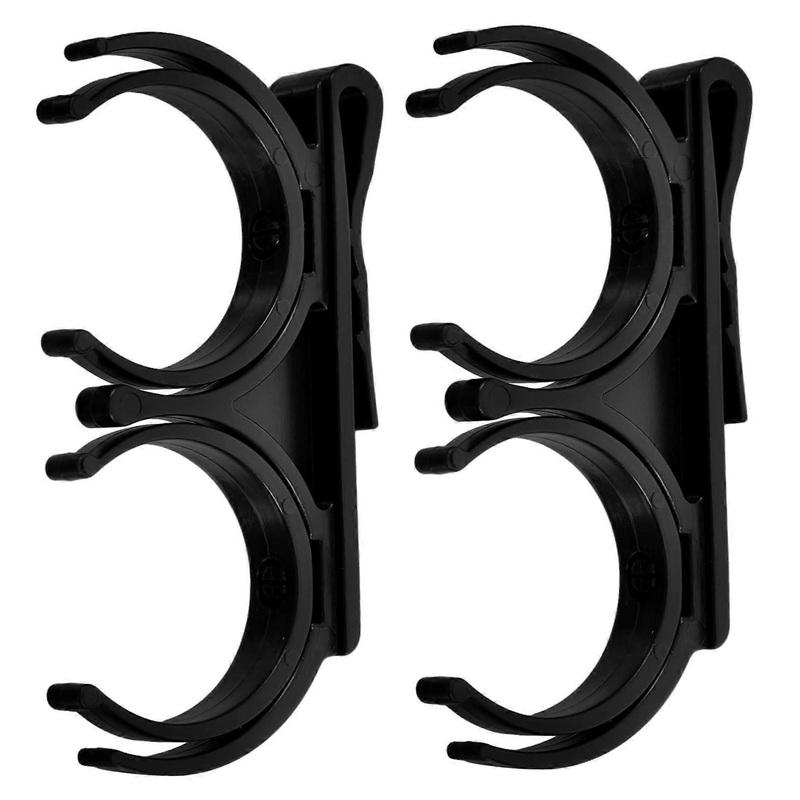 Pack of 2 Golf Clips with Rotatable Hat Clip Golf Ball Marker and Foldable Tee Holder for Waist Fixed Golf Gear