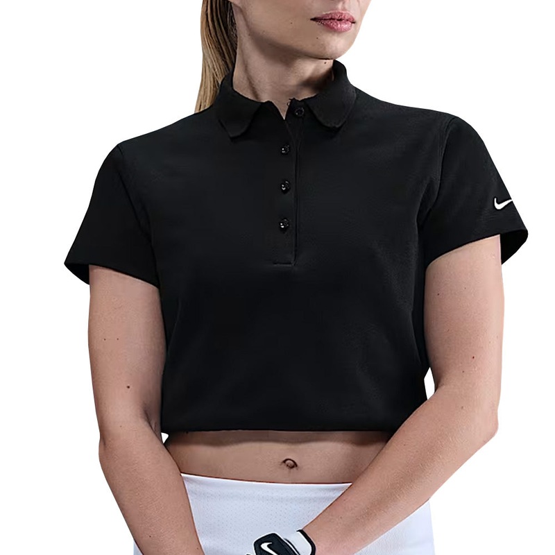 Women’s Cropped Polo|Black/Sail|White Solid Sail Black|Red Solid Dragon Red Sail|X-Small|Small|Medium|Large|X-Large|XX-Large