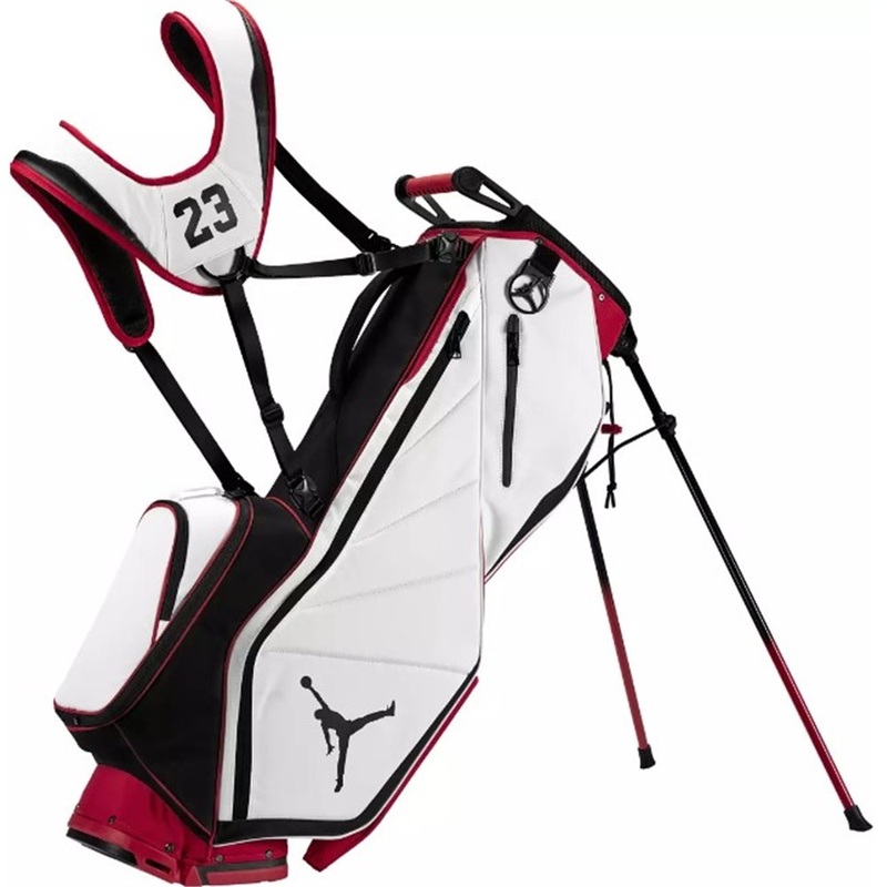 Jordan Fade Away Stand Bag|Varsity Red/White/Black|Black/Cement Gray/Fire Red|Valor Blue/Tech Gray/Valor Blue