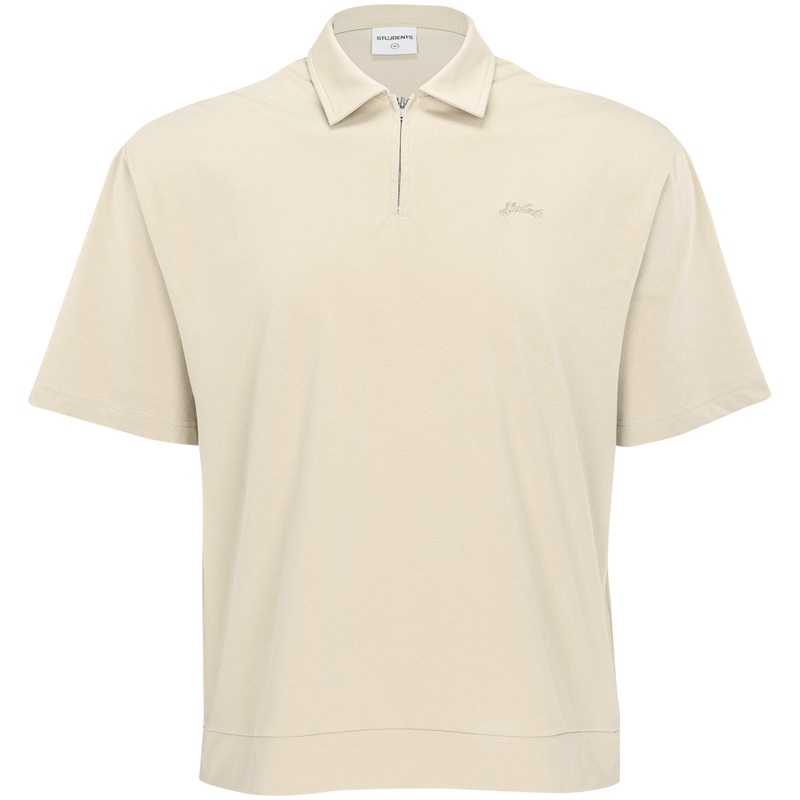 Lanser Jersey 1/4 Zip Polo|Tan|Military|Small|Medium|Large|X-Large|XX-Large
