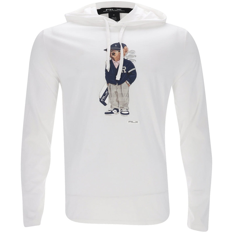 Polo Bear Jersey Long Sleeve Hooded T-Shirt