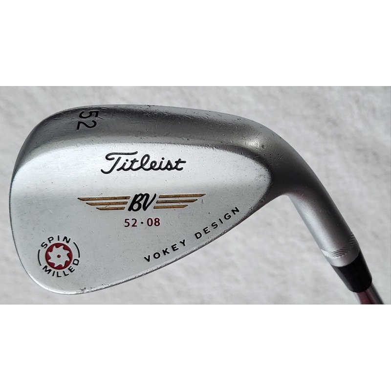 Titleist Vokey Spin Milled 52-08 Wedge RH; Steel Shaft