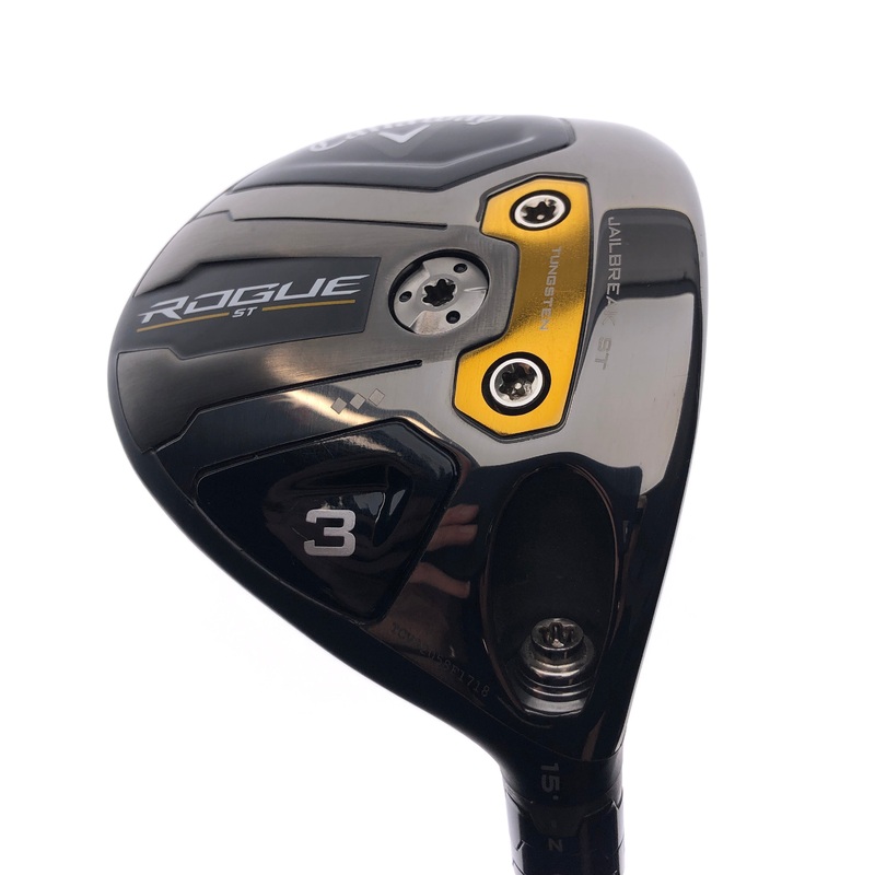 Used Callaway Rogue ST Triple Diamond 3 F’W /Devo Bl 75 05 Shaft/15 Deg /XStiff