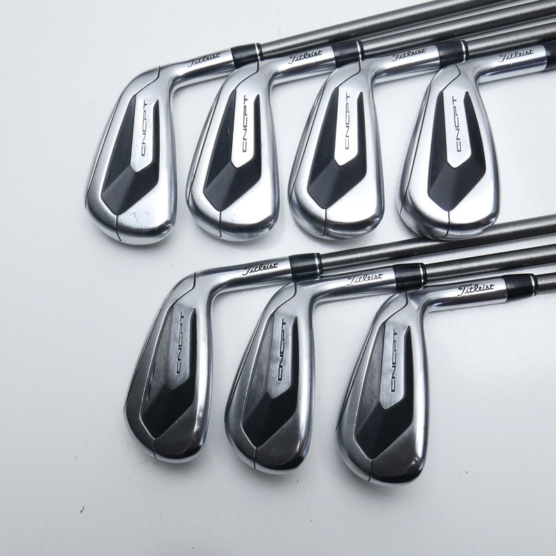 Used Titleist CNCPT CP-04 Iron Set / 5 – PW + 48 / Regular Flex